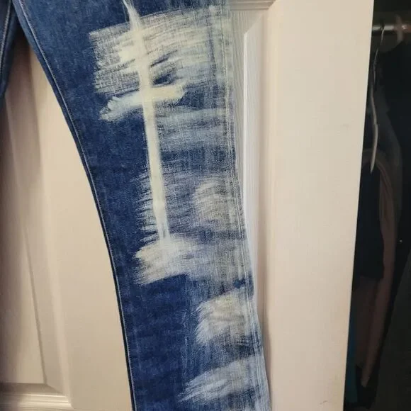 Joie jeans Nwt Acid wash blue jeans Straight Leg size 29 5 pockets jeans - Picture 4 of 7